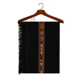 Black 48 Pure Australian Woolen Shawl with Frame Border