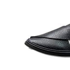 Black Dotted Smart Zalmi Peshawari Chappal - view 3