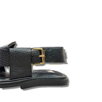 Black Dotted Smart Zalmi Peshawari Chappal - view 4