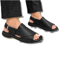 Black Soft Sole Striped Slippers