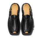 Black Triple Gear Takidar Charsadda Chappal