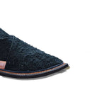 Blue Suede Peshawari Chappal - view 4