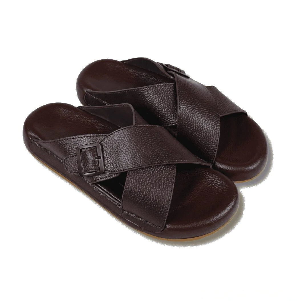 Brown Medicated Slippers X for Men - Soft Padded Daily Wear - view 2