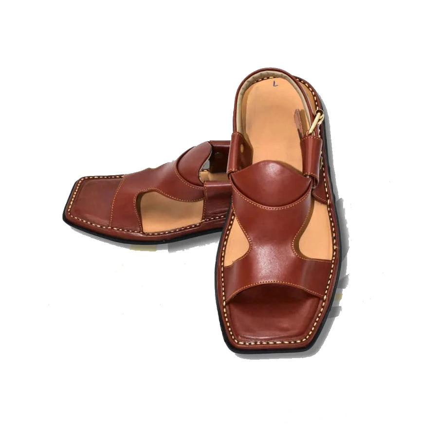 Burgundy Zalmi Panjedar Chappal