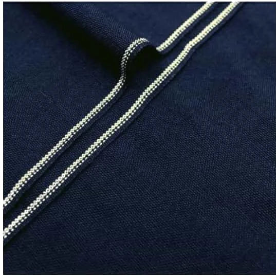 Dark Blue Handmade Charsadda Khaddar - view 3