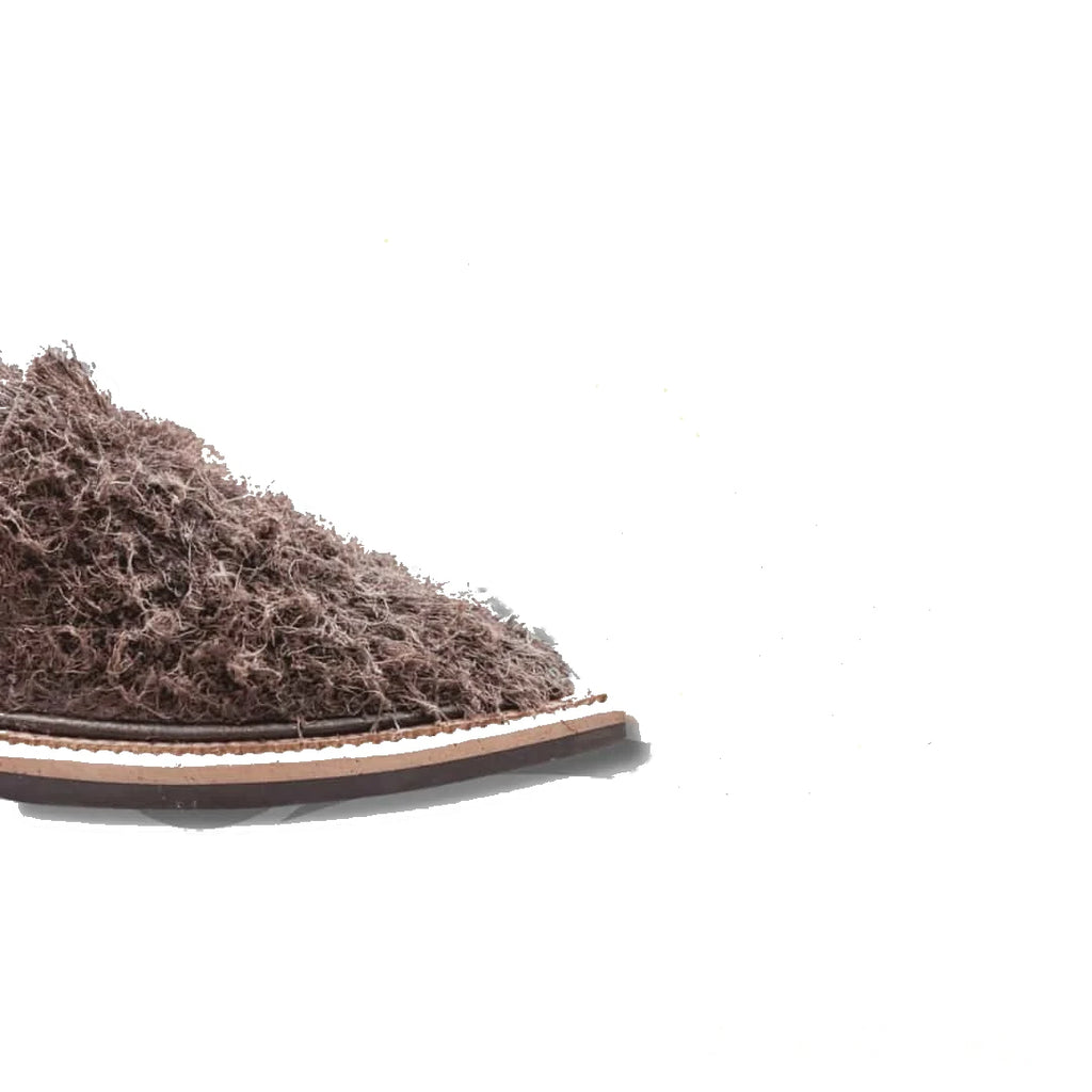 Dark Brown Suede Peshawari Chappal - view 3