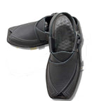 Dark Gray Crocodile Texture Takidar Peshawari Chappal - view 2