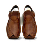 Double Shade Double Gear Takidar T-Shape Peshawari Chappal - view 2