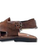 Double Shade Medium Sole Takidar Peshawari Chappal - view 4