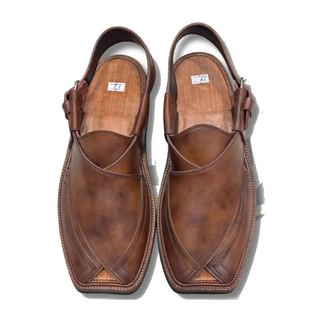 Double Shade Medium Sole Takidar Peshawari Chappal