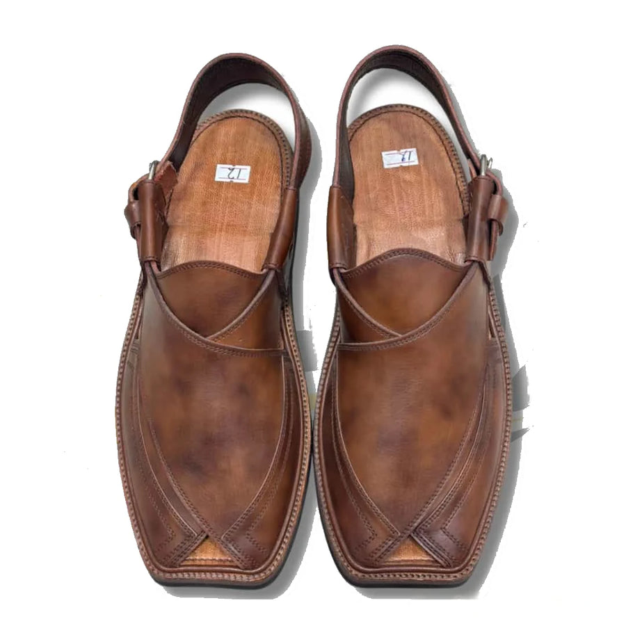 Double Shade Medium Sole Takidar Peshawari Chappal