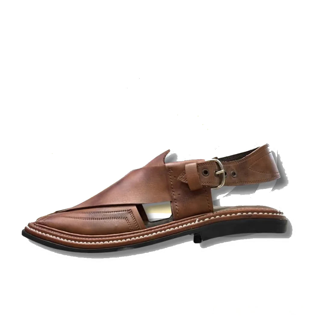 Double Shade Triple Gear Takidar Charsadda Chappal - view 3