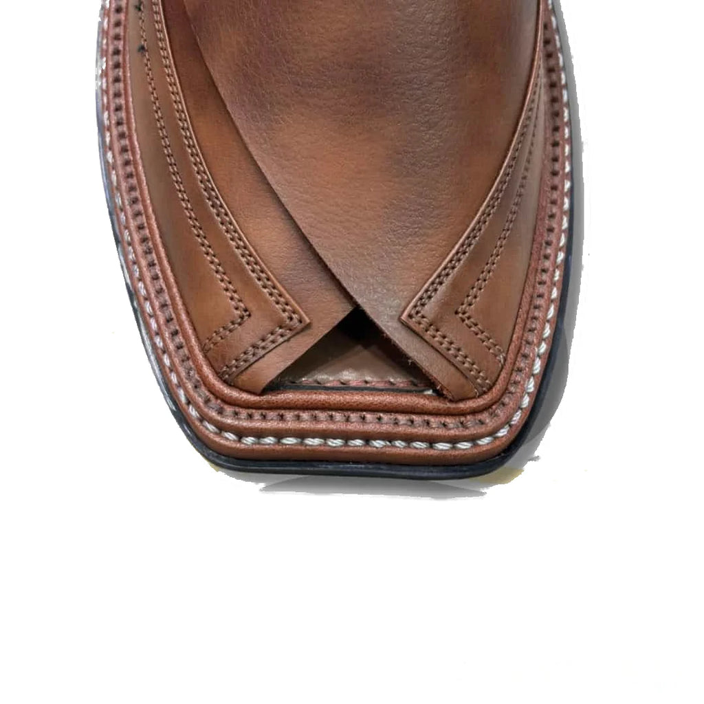 Double Shade Triple Gear Takidar Charsadda Chappal - view 2