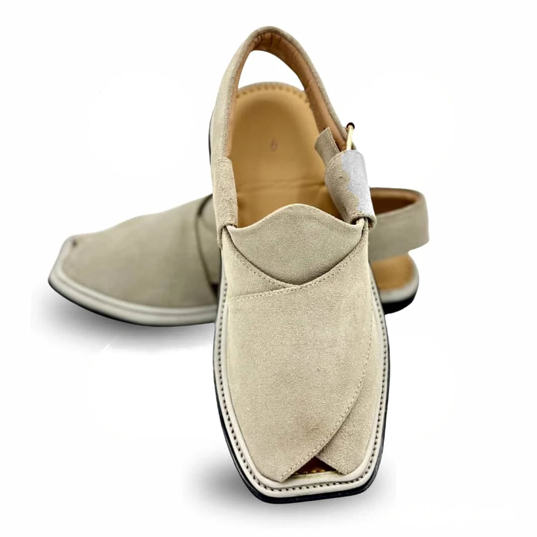 Gray Suede Smart Zalmi Chappal