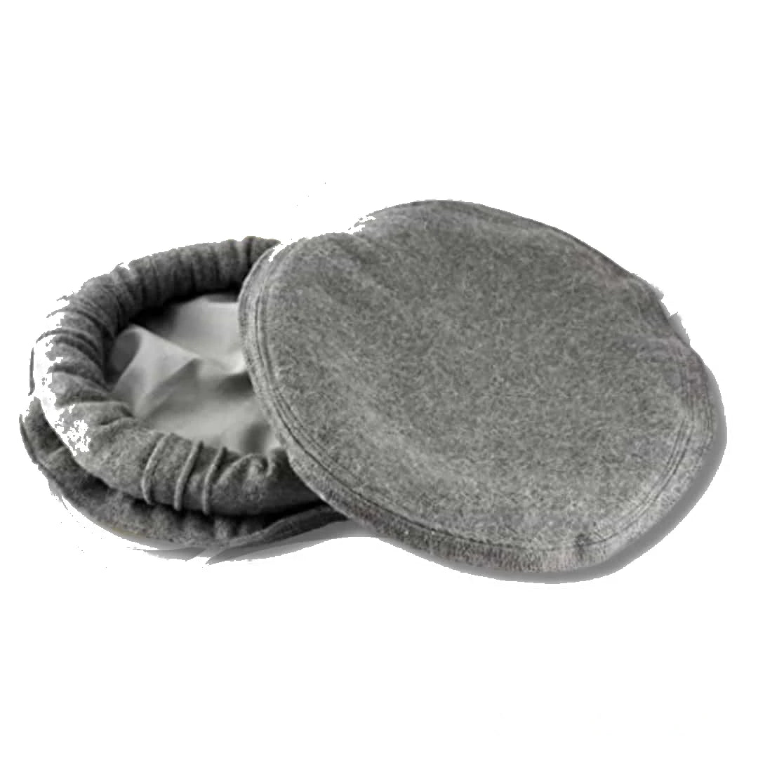Luxury Handmade Pure Wool Gray Chitrali Pakol Cap