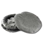 Luxury Handmade Pure Wool Gray Chitrali Pakol Cap