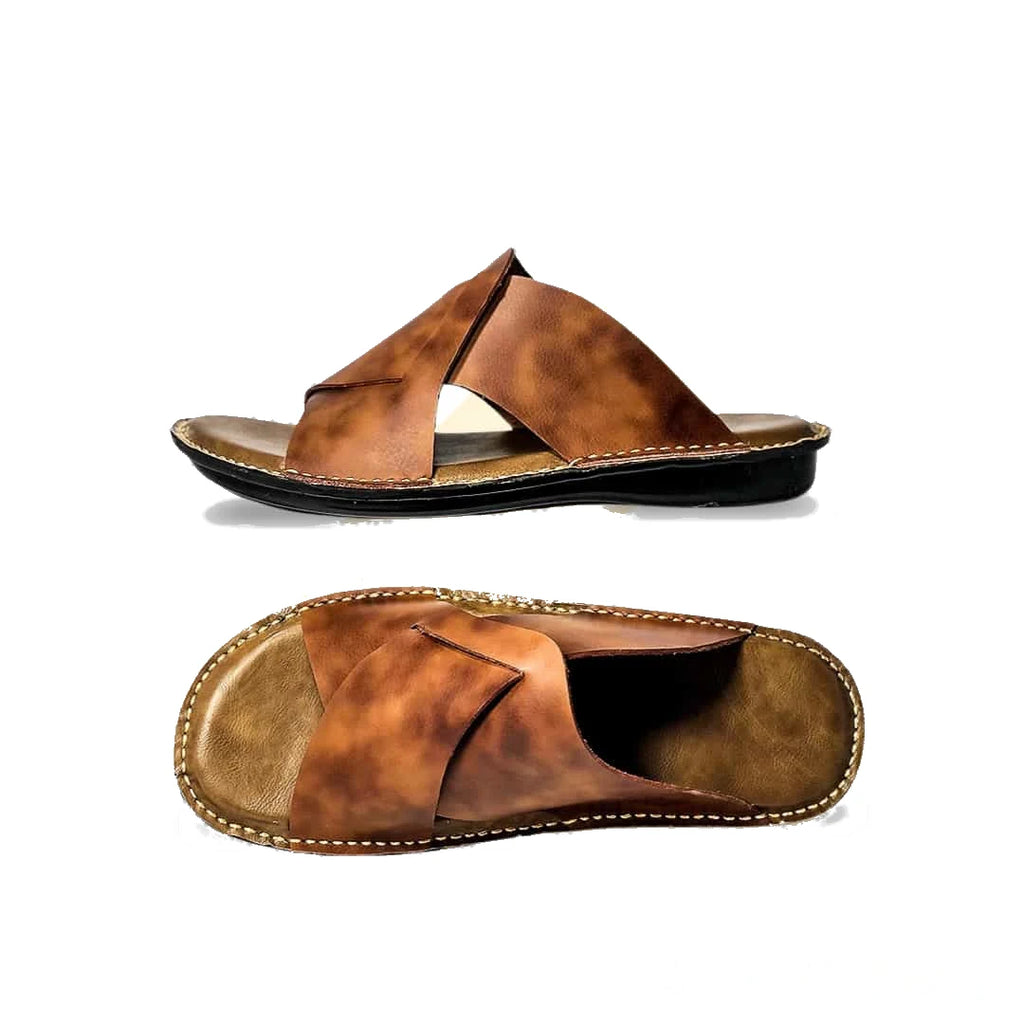 Handmade Double Shade Soft Sole Slippers - view 2