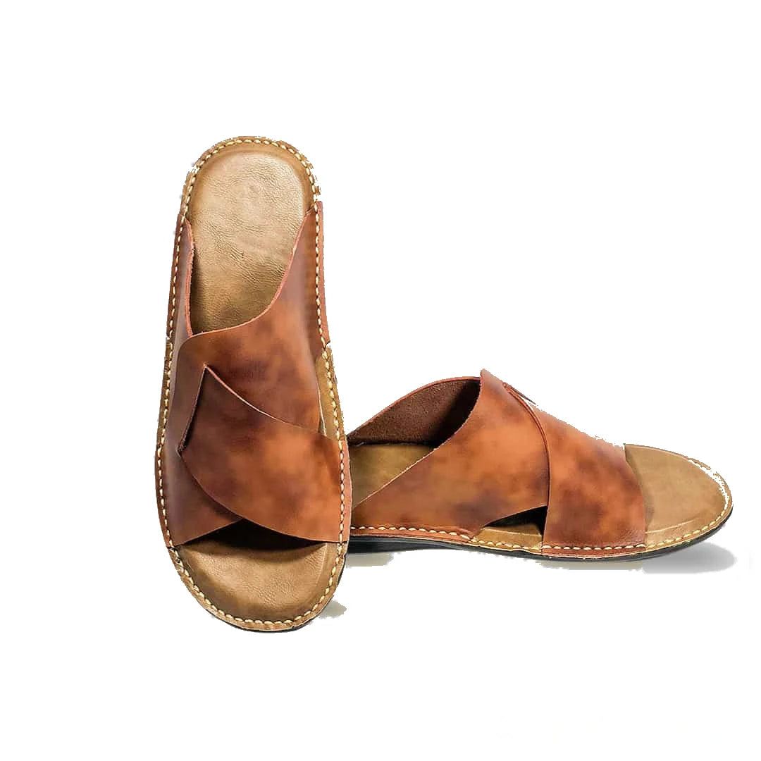 Handmade Double Shade Soft Sole Slippers