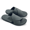Handmade Gray Soft Sole Slippers