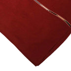 Handmade Pure Maroon Woolen Shawl - view 2