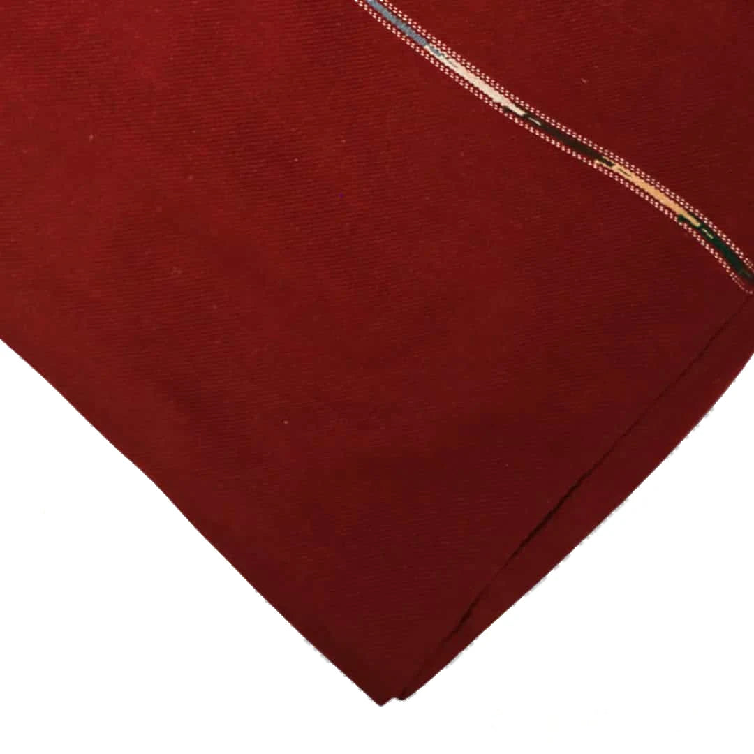Handmade Pure Maroon Woolen Shawl - view 2