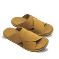 Handmade Yellow Mate Soft Sole Slippers