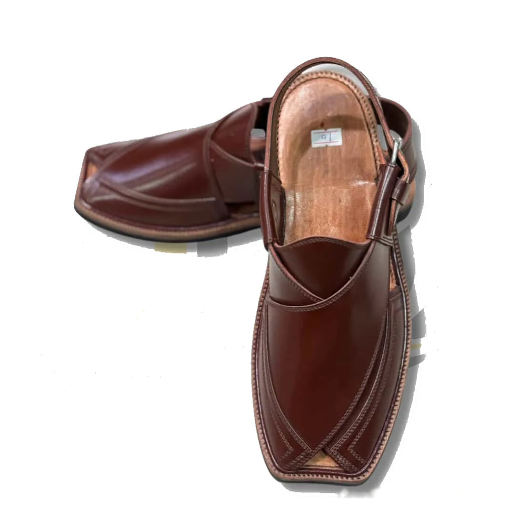 Imli Medium Sole Takidar Peshawari Chappal - view 2