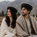 Luxury Handmade Pure Wool Black Chitrali Pakol - view 3
