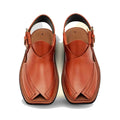 Mustard Gol T Takidar Peshawari Chappal