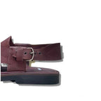 Radish Brown Dotted Takidar Medium Sole Peshawari Chappal - view 4