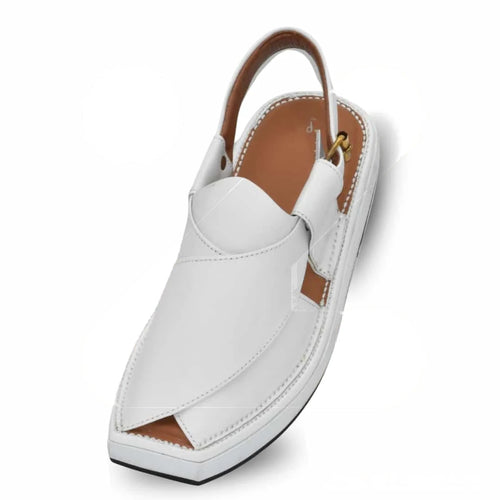 White Kaptaan Chappal