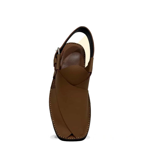 Yellow Mate GoGo Peshawari Chappal - view 2