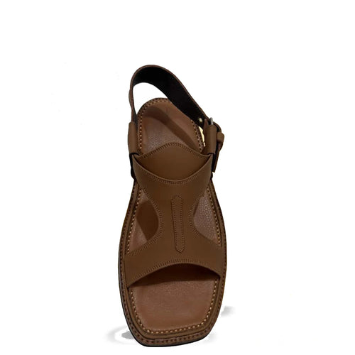 Yellow Mate Panjedar Chappal - view 2